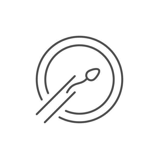 人工授精线条轮廓图标图片下载