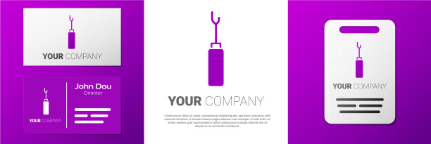 标志类型锥子工具与木柄图标隔离图片下载