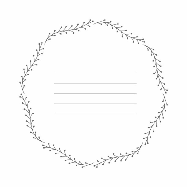 自然框架轮廓线分支图片下载