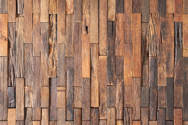 墙板或桌子的木质纹理。旧木板拼成的马赛克图片下载