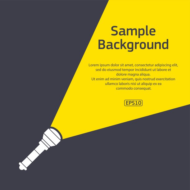 手电与样本文本图片下载