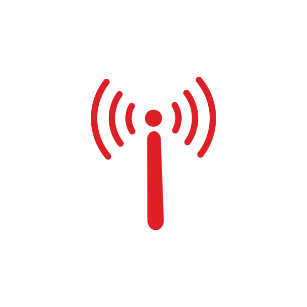 Wi - fi图标无线图标Wi - fi信号标志现代图片下载