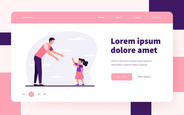 爸爸和女儿在外面见面图片下载