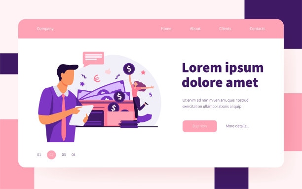 拿着写字板的男人看着拿着大硬币的快乐女人图片下载