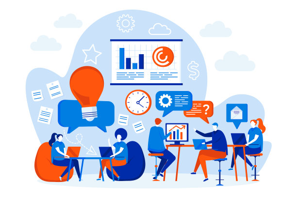 开放空间办公网站设计与人图片下载