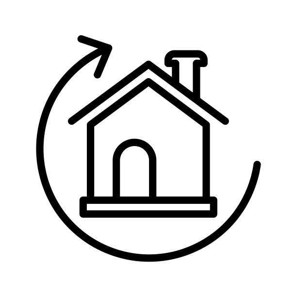 房屋交换图标图片下载