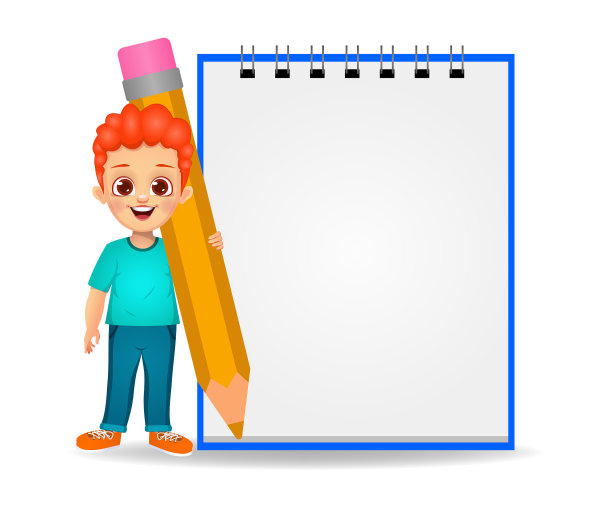 可爱的男孩显示空白记录与保持图片下载