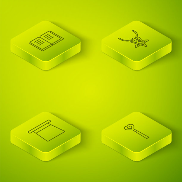 设置项链魔术等距线五角星图片下载