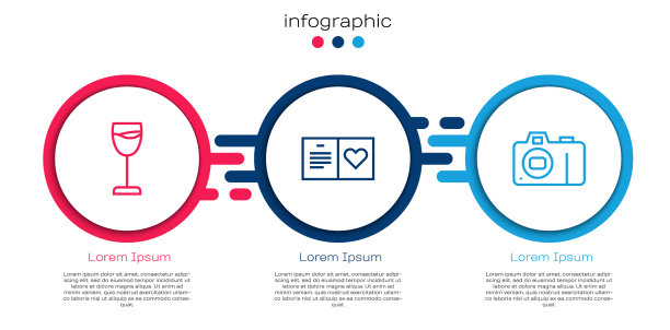 设置行红酒酒杯情人节派对传单图片下载