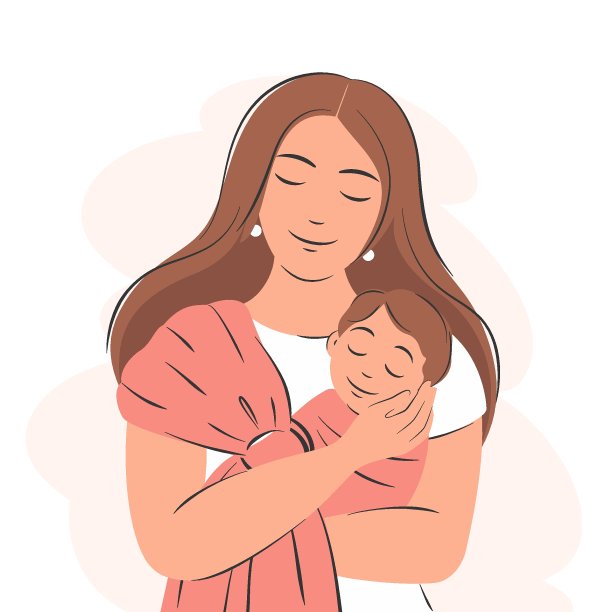 女人抱着婴儿图片下载