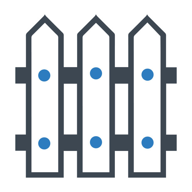 区域，边界，栅栏图标图片下载