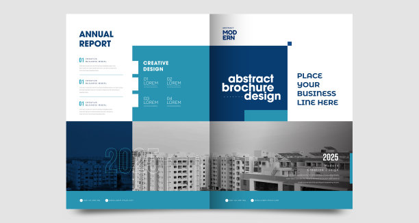 宣传册模板布局背景设计。小册子、单张、公司业务年度报告布局图片下载