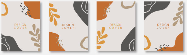 抽象彩色封面模板图片下载