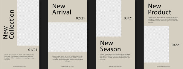 时尚instagram故事模板图片下载