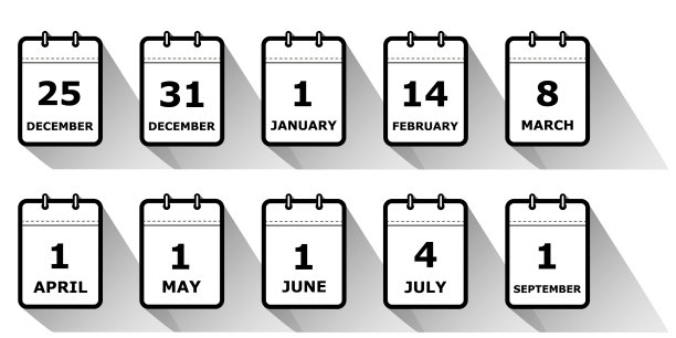 设置日历页的图标不同图片下载