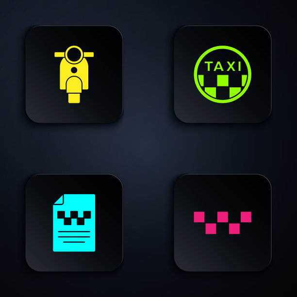 设置出租车车顶滑板车驾驶证和图片下载