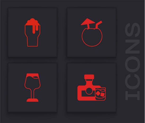 设威士忌酒瓶和玻璃酒杯图片下载