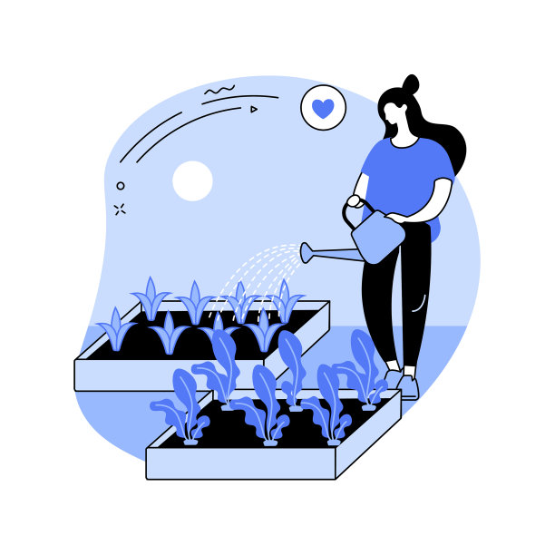 种植蔬菜的抽象概念图片下载