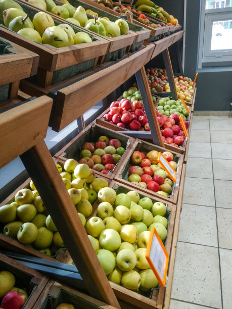 农贸市场的水果和蔬菜图片下载