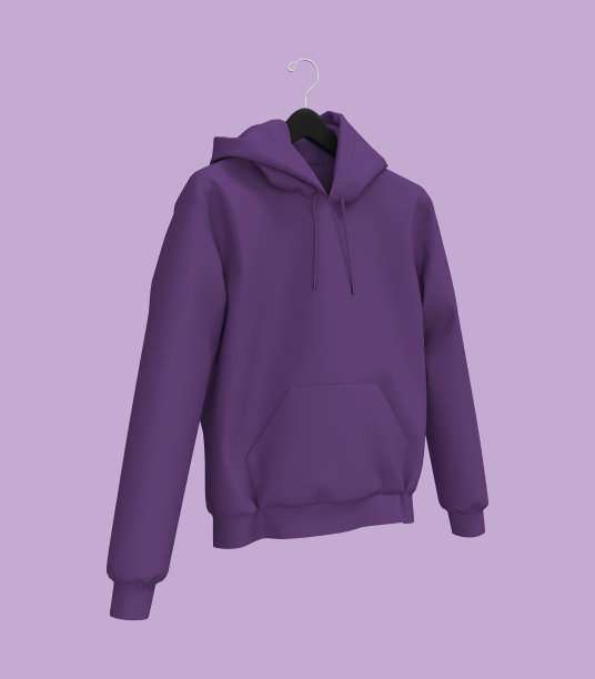 空白连帽运动衫模型打印图片下载