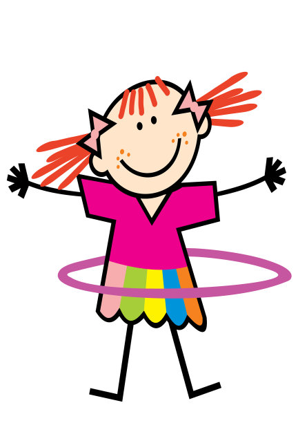 女孩和呼啦圈图片下载