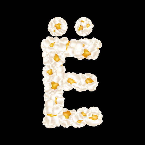 西里尔字母组成了轻快的爆米花图片下载