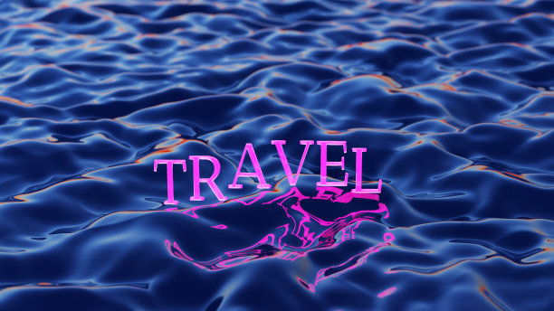 旅行海水背景信息图片下载