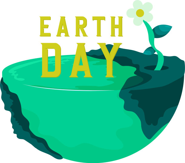 地球日图片白色图片下载