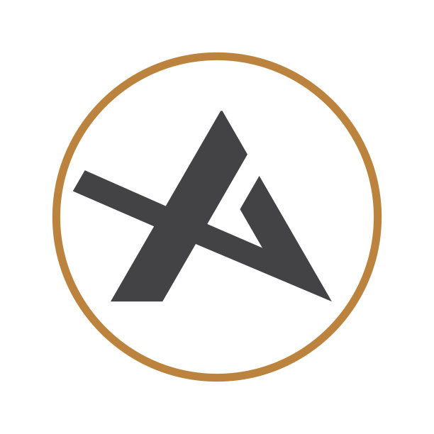 AX字母抽象Logo图片下载
