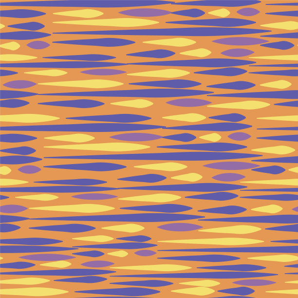 橙色与黄色和紫色的几何形状图片下载