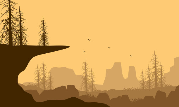 从郊外看山景很美图片下载