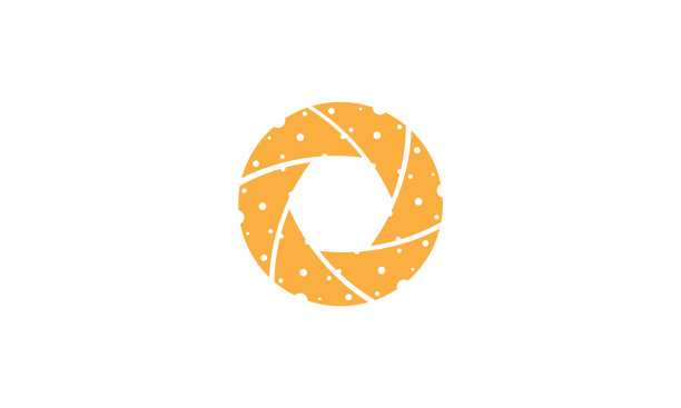 快门相机与奶酪标志符号图标图片下载