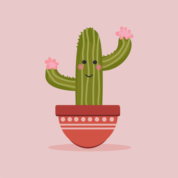 可爱可爱的仙人掌图片下载