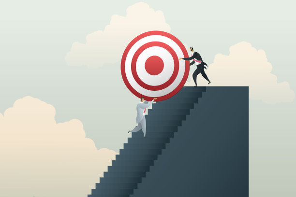 商人们为了实现他们的商业目标而合作图片下载