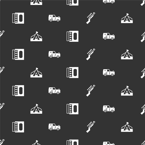 配备狙击步枪和观光帐篷图片下载