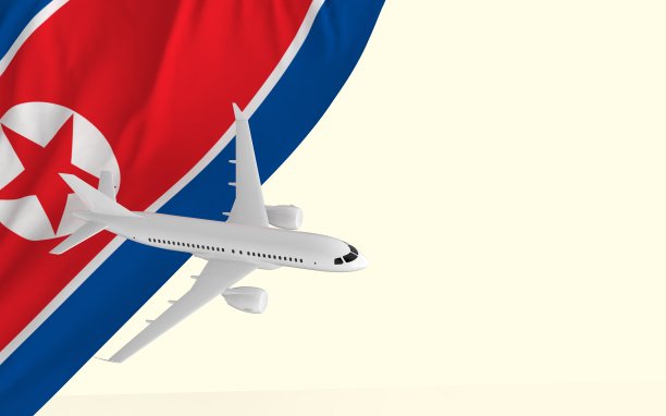 飞机旗三维图像图片下载