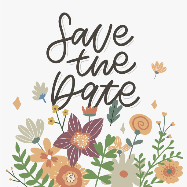 可爱的春天概念卡片棒极了的花图片下载