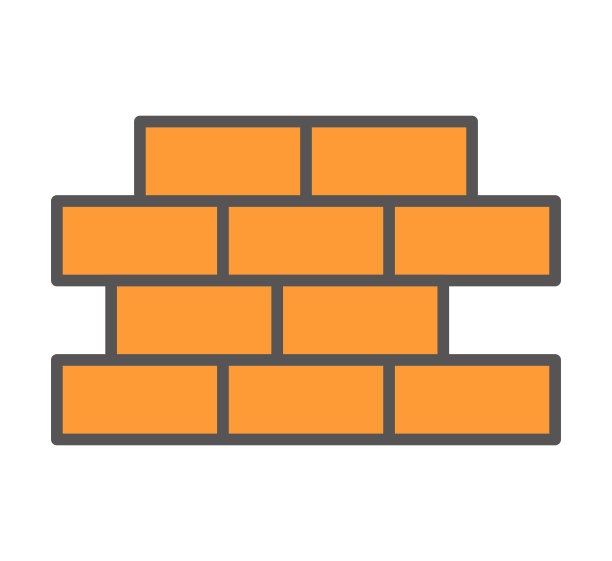 砖墙图标矢量插图概念图片下载