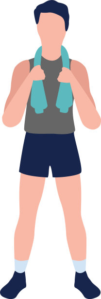 男式浴巾健身图片下载