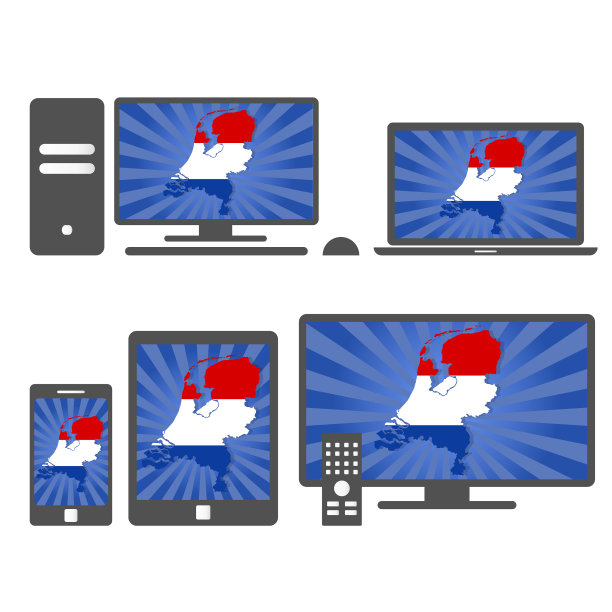 电子设备与地图荷兰图片下载