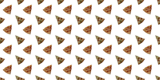 无缝重复披萨模式。图片下载