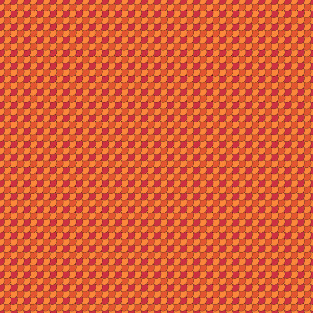 无缝迷你尺度模式。日本传统民族刺绣饰品。重复颜色扇贝。重复扇贝背景。鱼的规模。古代日本的sashiko uroko主题。鳞片墙纸。图片下载