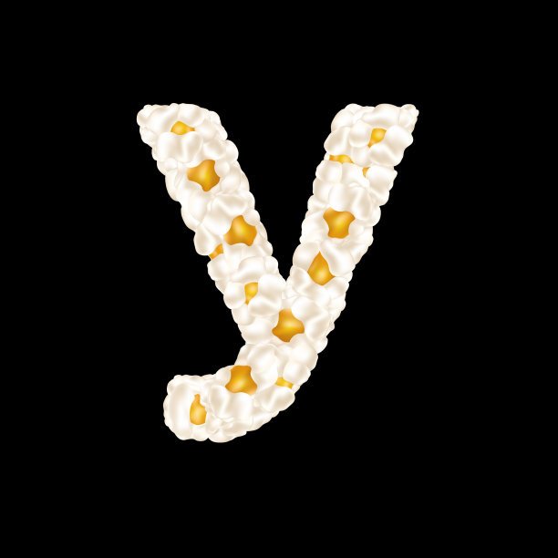 西里尔字母组成了轻快的爆米花图片下载