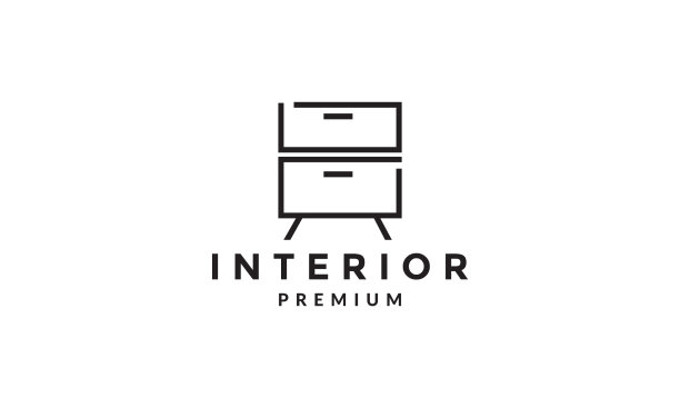 线条内部的桌架标志符号图标图片下载