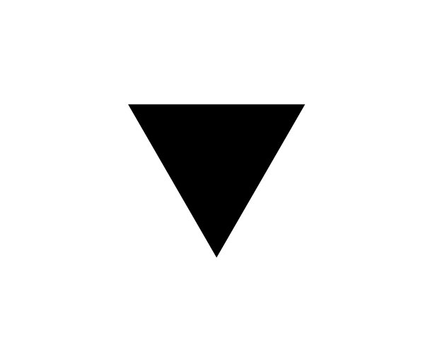 三角形向上箭头或金字塔线艺术图标图片下载