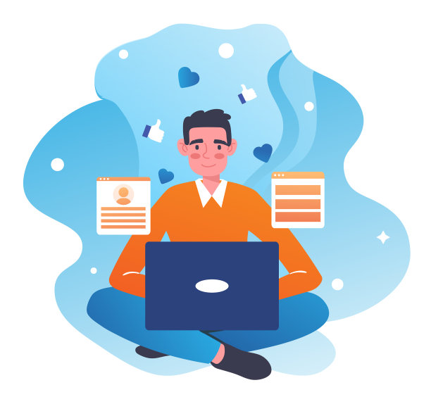 社交媒体应用和服务营销推广图片下载