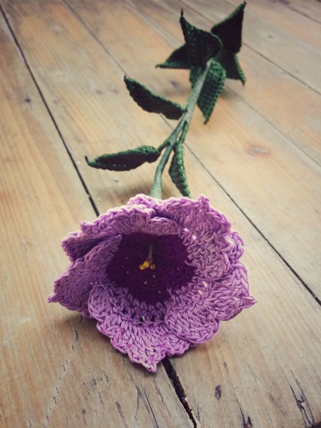 在手工概念的木制背景上钩针佩妮图片下载