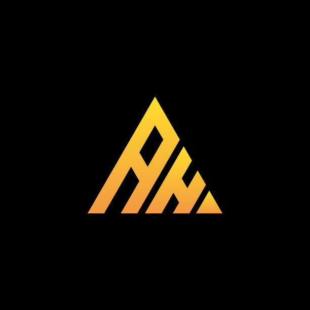 首字母为h的黄色三角形标志图片下载