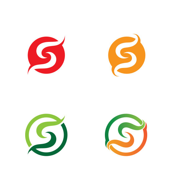 S Logo商务公司设计图片下载