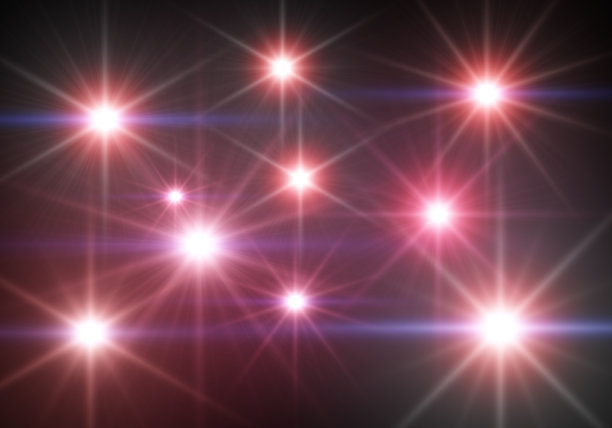 闪光爆炸效果3D插图图片下载